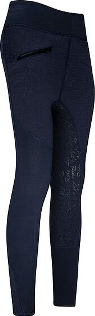 Easy Rider by Euro-Star Kinder Winter Reitleggins ERDietse Full Grip navy, Größe:146