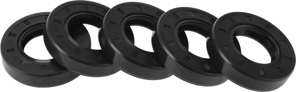5 Stück Drehwellendichtung Hochdruck-Öldichtung 25x47x10mm Schwarz Nitril 70 Durometer Gummi