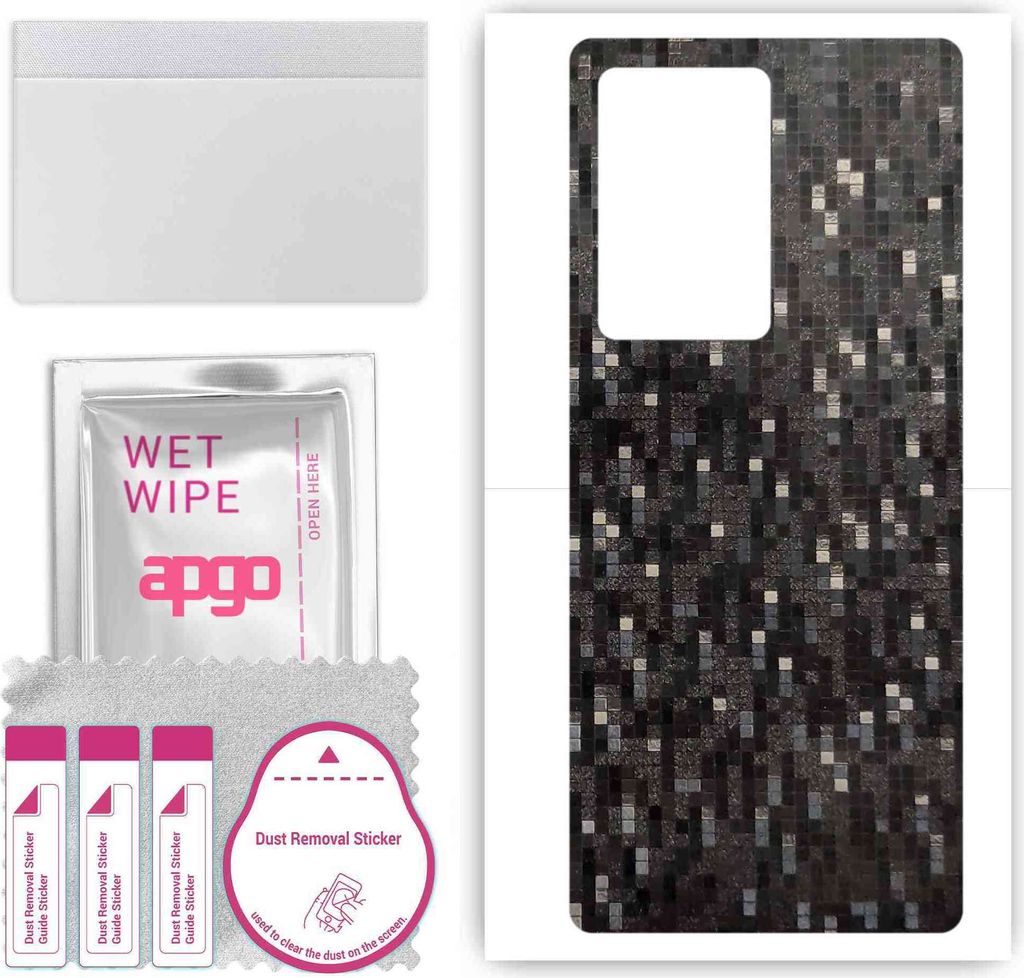 apgo Rückseite Schutzfolie, Skin, kompatibel mit ZTE Axon 40 Pro, Hinten Displayschutzfolie aus Vinylfolie, kratzfest, einfache Montage - Carbon B...