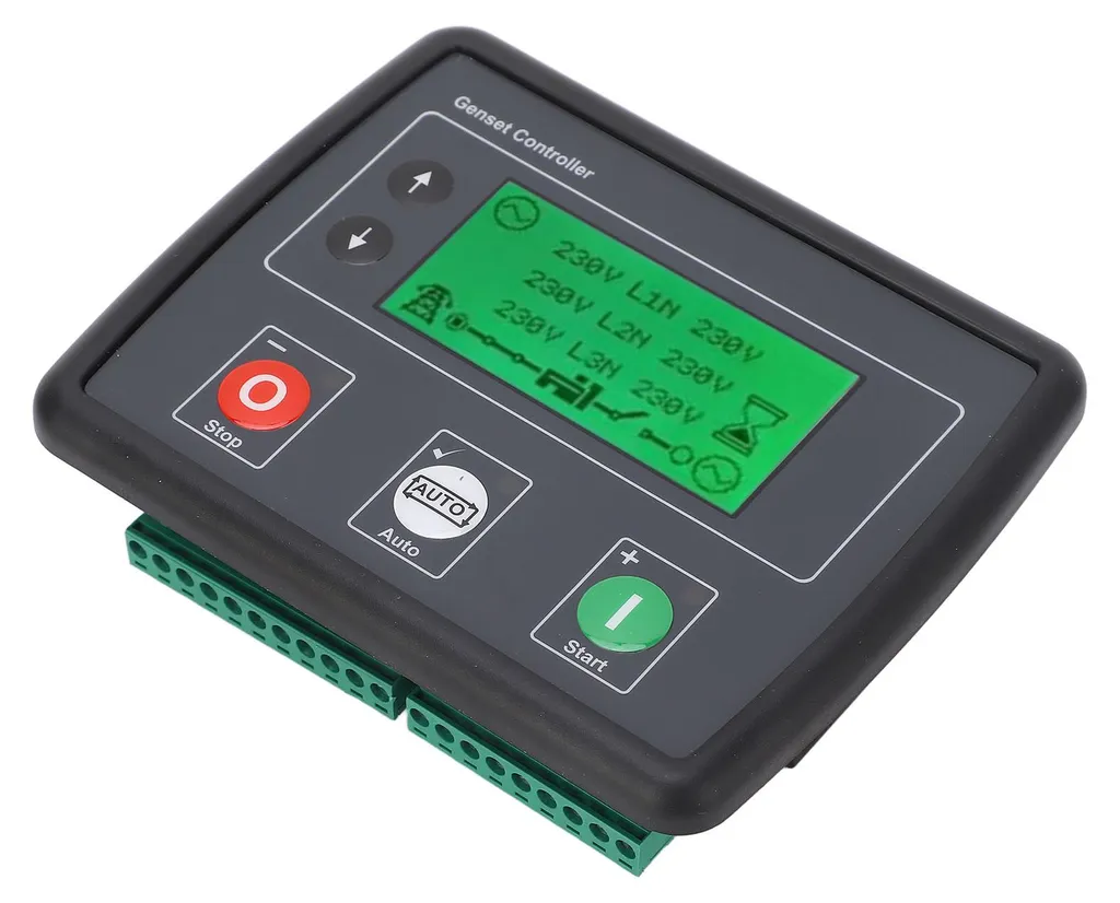 Commande de groupe électrogène triphasé 600V avec écran LCD intégré - 7