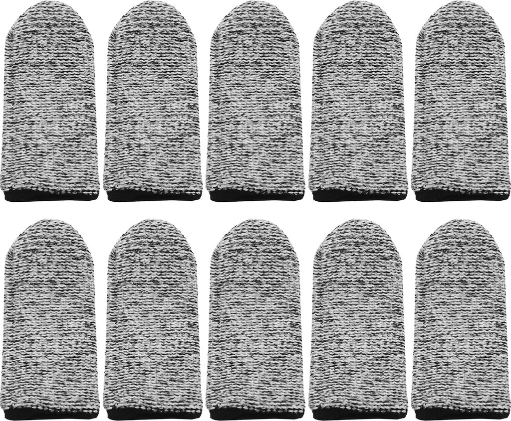 10pcs separate geschnittene resistente Fingerschneiderhandschuhe Hochfestes Polyethylen vermeiden, den Fingerschneidempfänger für die Küche zu v...