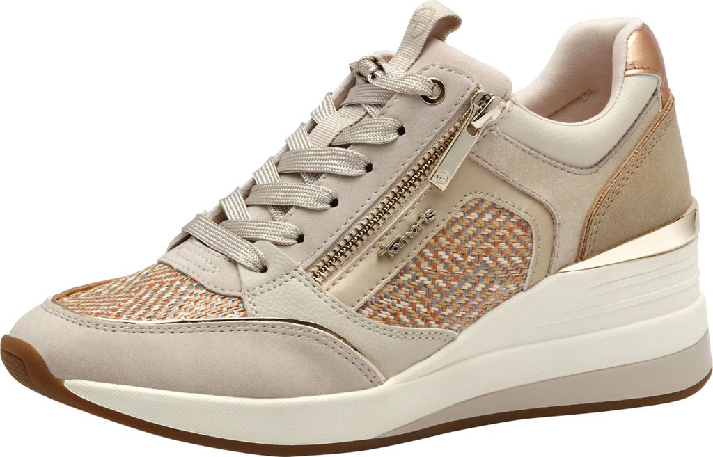 Tamaris Damen Low Sneaker Low Top 1-23703-41 Creme