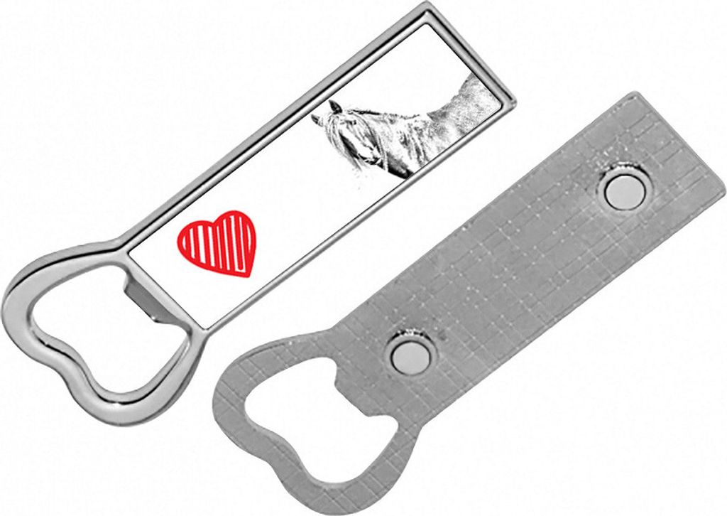 Kanadisches Pferd - Flaschenöffner mit Pferd, personalisierter Kühlschranköffner, einzigartiges Geschenk für Männer von der Marke Art-Dog