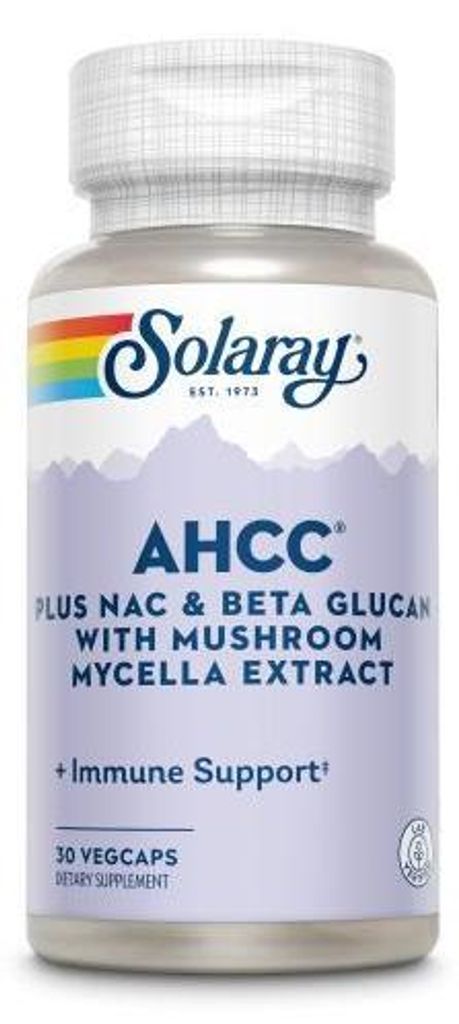 Ahcc Plus Nac & Beta-Glucan Solaray Kapseln 30 St