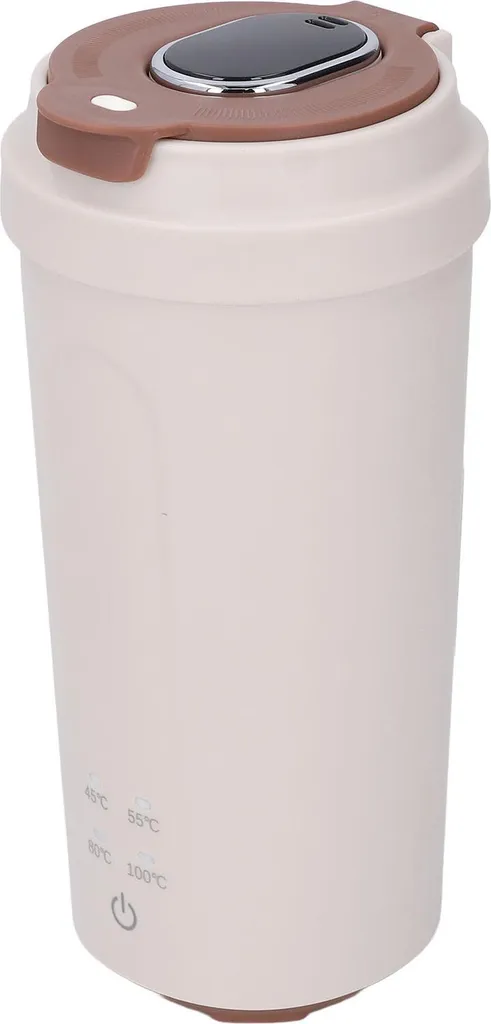 Bouilloire électrique portable 500ml en acier inoxydable pour voyage