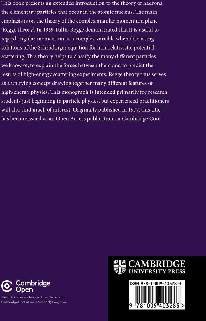 An Introduction to Regge Theory and High Energy Physics