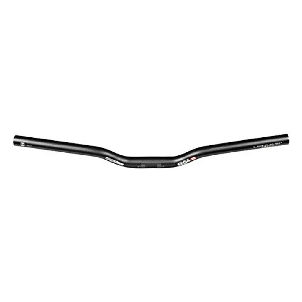 ergotec 16200101 Lenkerbügel Ergo M Alu, Ø 25,4mm, 590mm, 10°, schwarz/matt