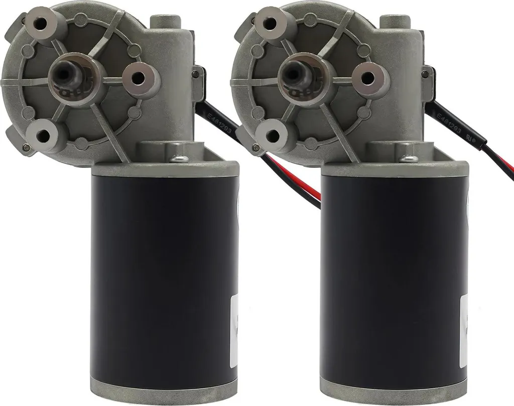 Motoréducteur 60W Robuste 12V 220 tr/min - Couple Élevé et Durable