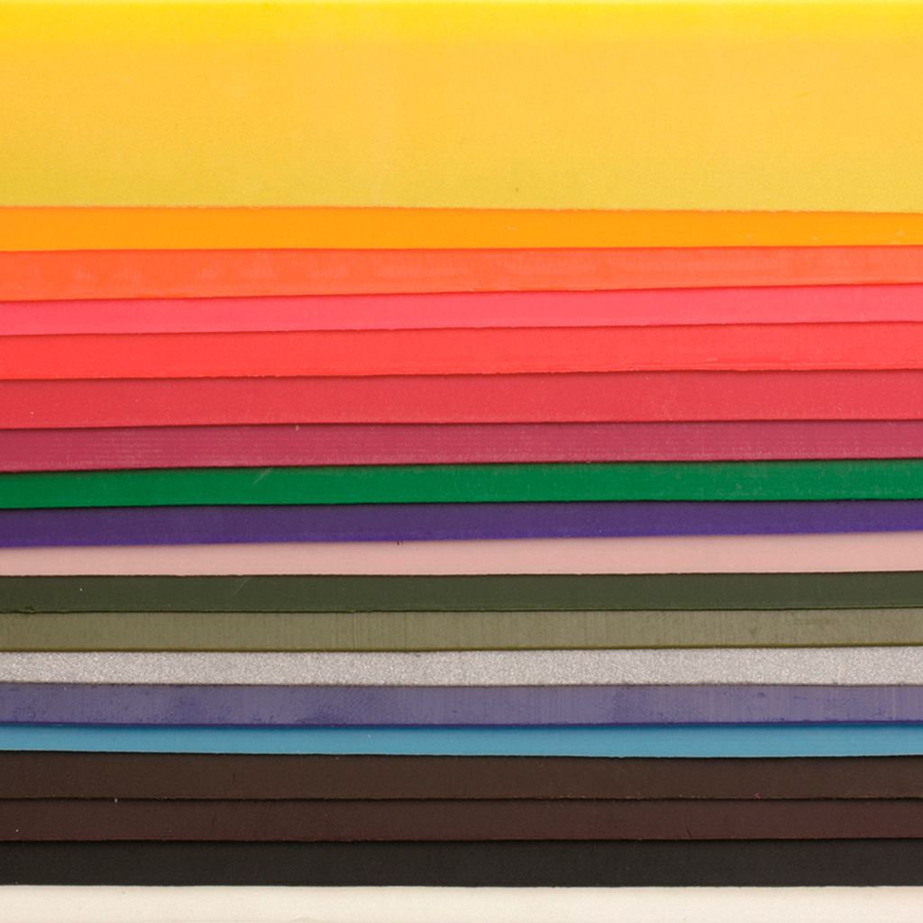 GLOREX Verzierwachsplatten, farbig sortiert, 200 x 40 mm, Produktbild 