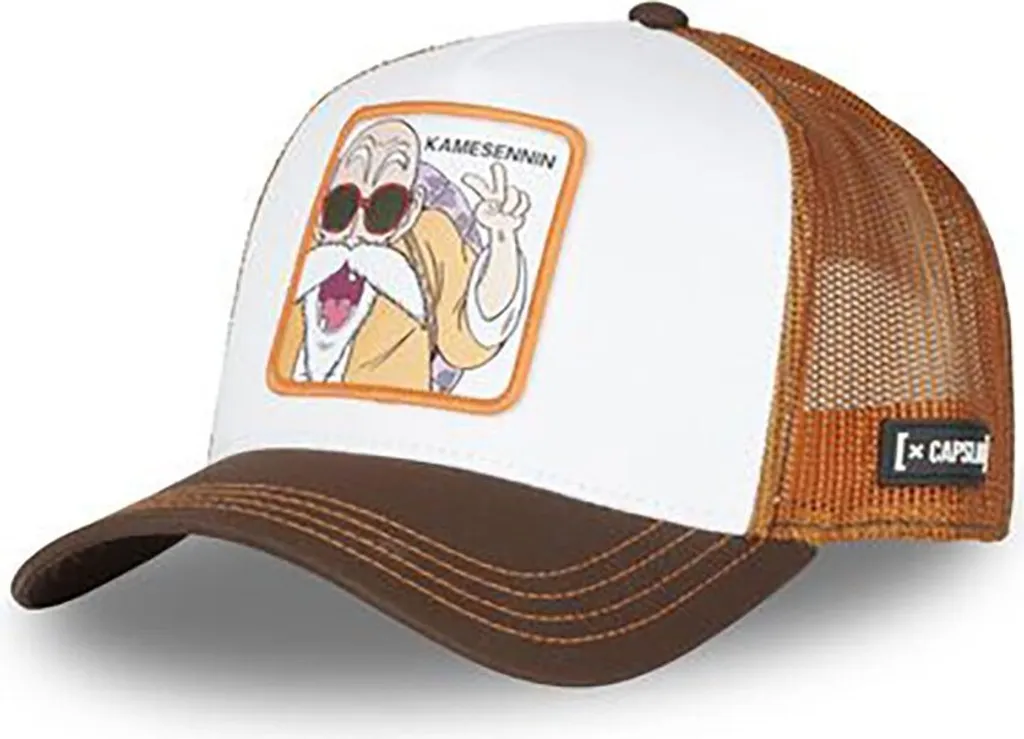 Casquette Capslab Kam Ct marron en coton et mesh ajustable pour homme
