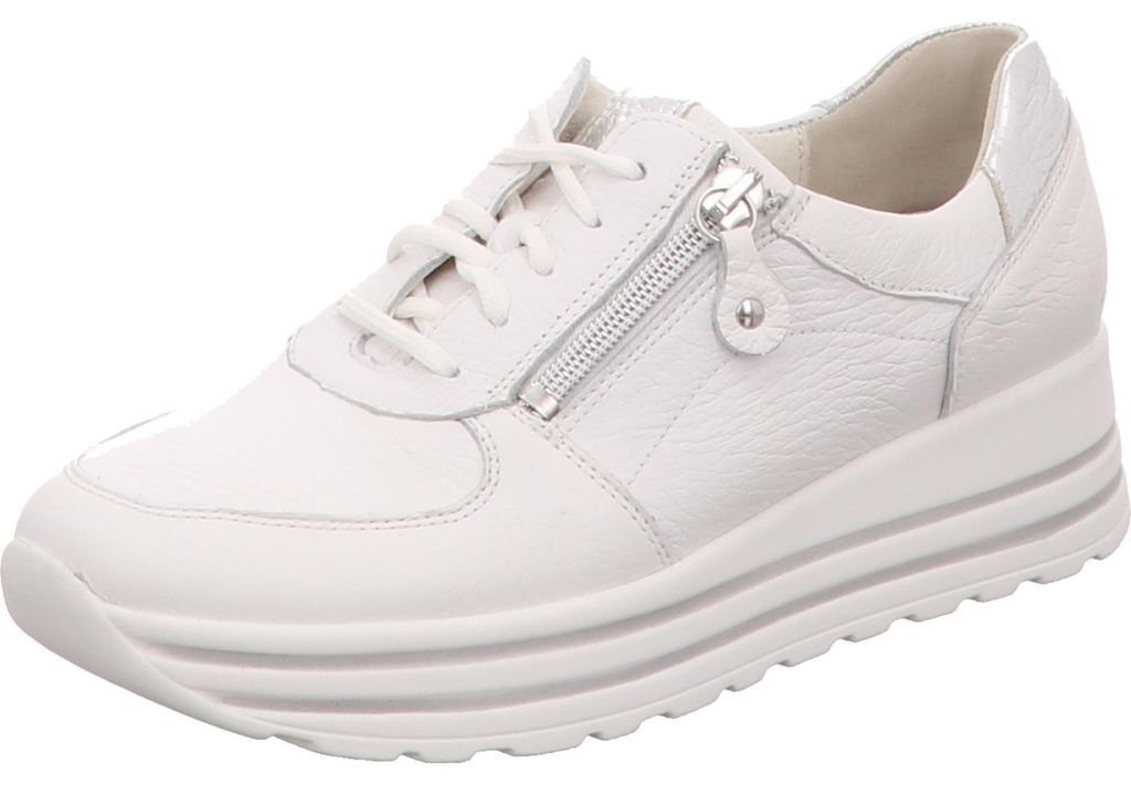 Waldläufer Sporthalbschuhe Formsohle modisch in weiss/weiss Produktbild 