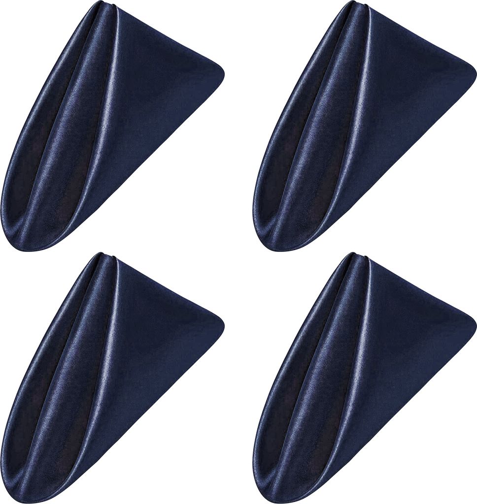 4-teiliges waschbares Servietten-Set, verstärkte Kanten, lebendige Farbe, leicht zu reinigen, wiederverwendbare Servietten, Party-Dinner-Dekorationen