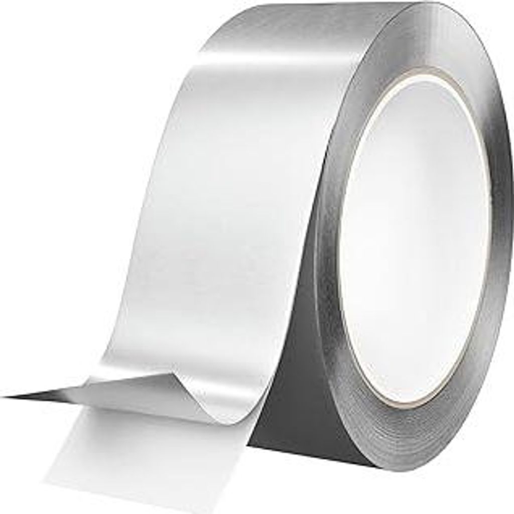 Aluminiumband Dicke 0.1mm Reperaturband Selbstklebend Tape Hochtemperatur Wasserdichtes Alu Klebeband Aluminiumklebeband für HVAC Isolierung Rohrl...