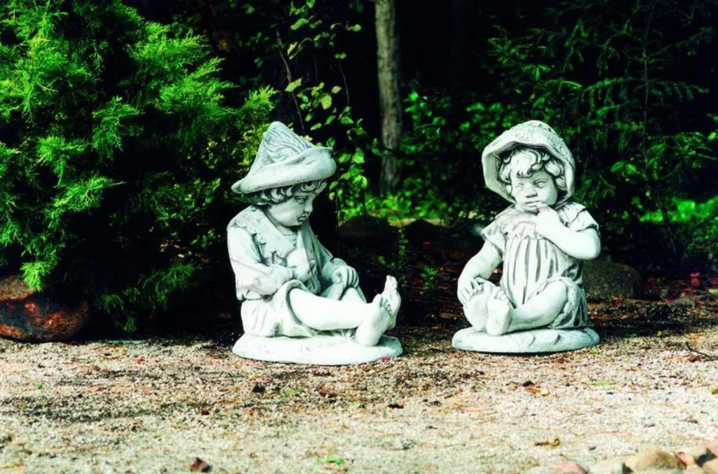 Sculpture de Jardin 71cm en Résine Haute Qualité Design Madl 342 - 2
