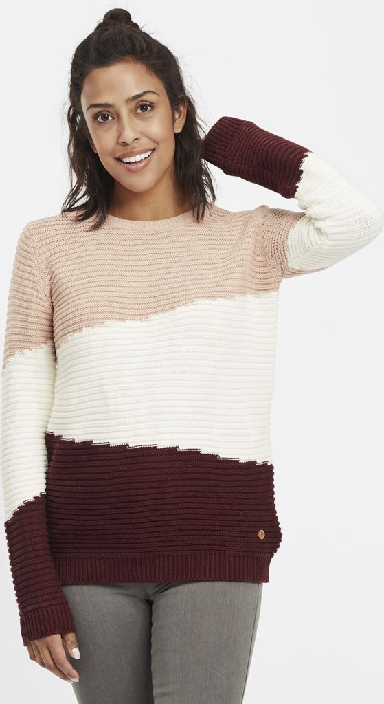 OXMO OXOlma Damen Strickpullover Grobstrick Pullover Produktbild 