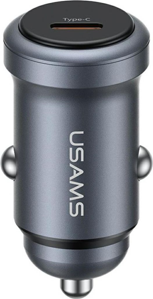 Autoladegerät USAMS CC321 Aluminium 30 W PD USB-C Tarnish