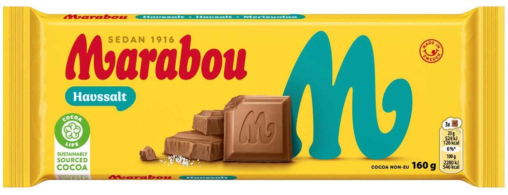 Marabou Havssalt 160g Produktbild 