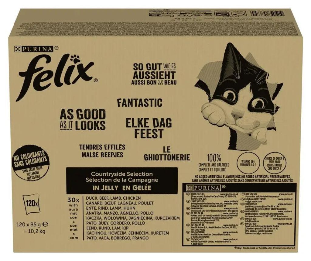 PURINA Felix Countryside Selection - nassfutter für Katzen Produktbild 