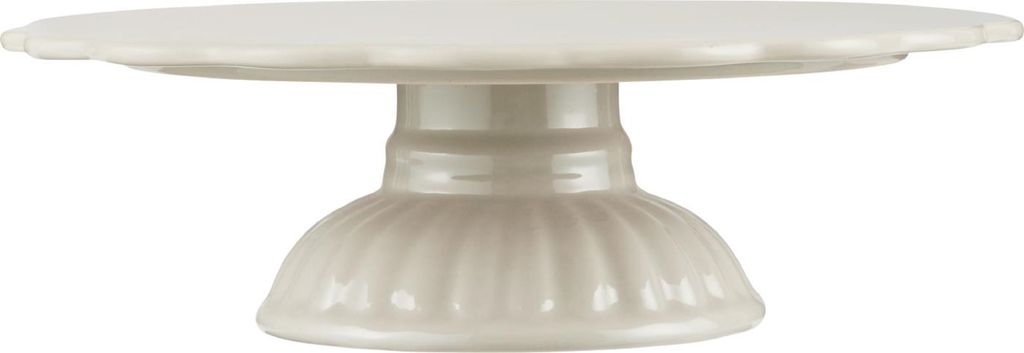 Tortenplatte, Kuchenständer auf Fuß MYNTE Latte creme beige Produktbild 