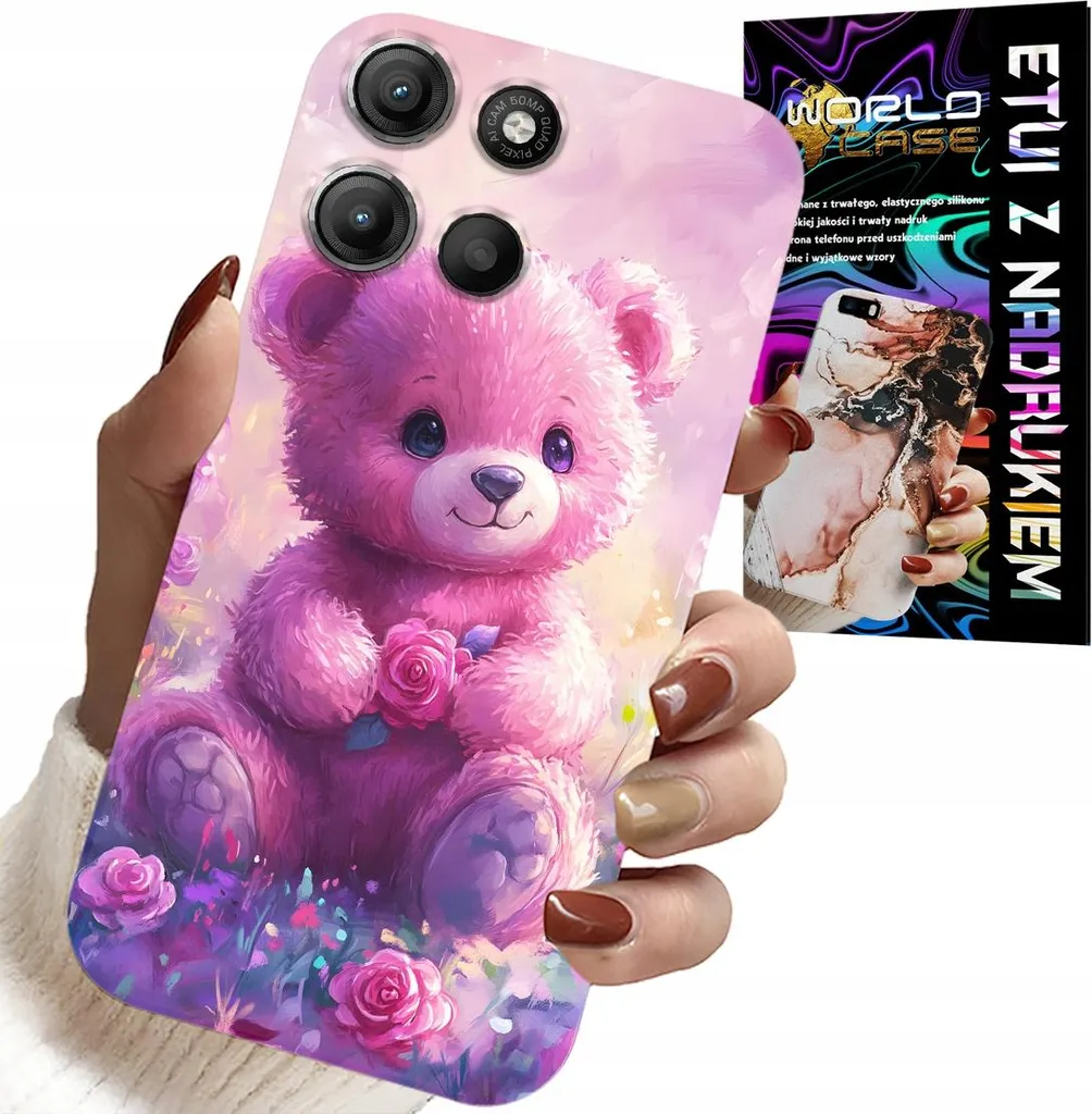 Offerta Cover Motorola Edge 60 Pro 5G + Pellicola Vetro Orsacchiotto