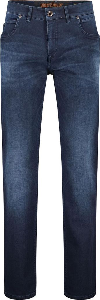 Gardeur Men Herren Hose BENNET - Modern Fit - BENNET-471151-7169 - dark rinse used - Schwarz Größe 36/32