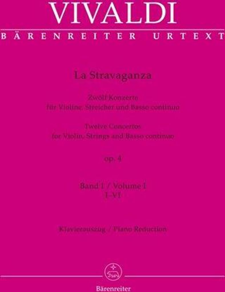 La Stravaganza op. 4 - Violine, Klavier