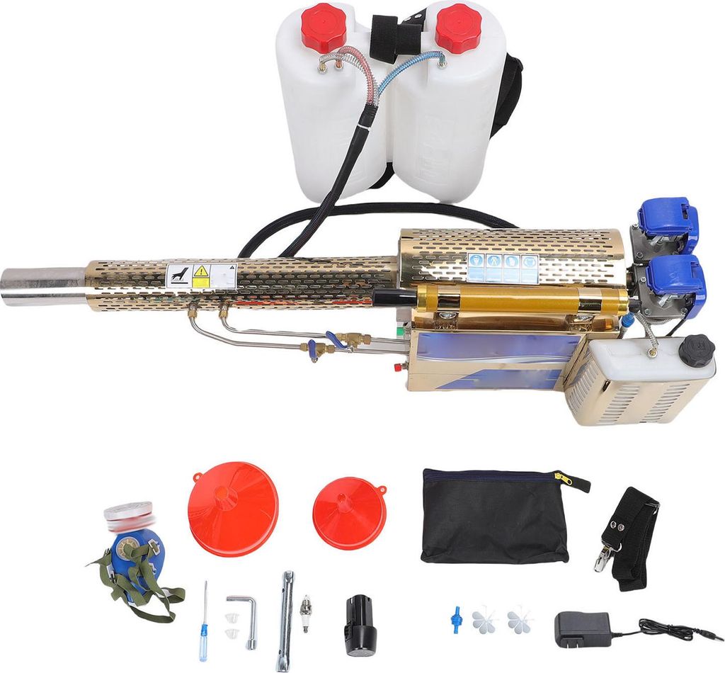 15-Liter-Kaltnebelgerät, elektrischer Sprüher für Nutzpflanzen, Gemüse und Obst, US-Stecker 100–240 V