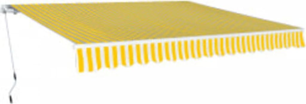 Praktischen Gelenkarmmarkise 600 cm Gelb/Weiß - Markisen ,design Möbel 6107922 3parcel
