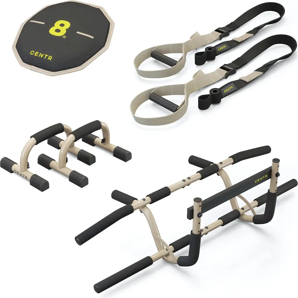Centr Kit de musculation complet avec bandes et accessoires fitness
