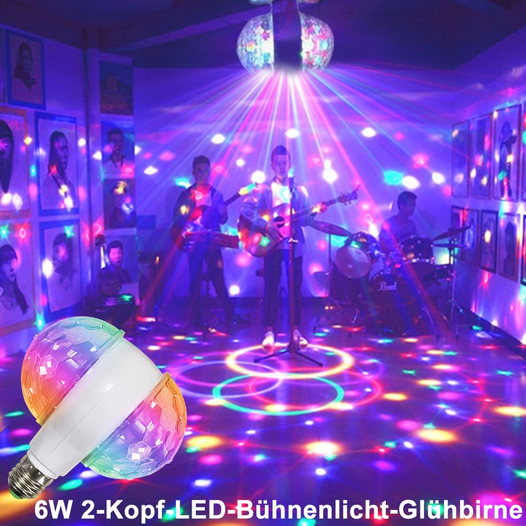 LED Discokugel Partylicht Projekto RGB Rotierende Discolicht für Bar Party DJ 