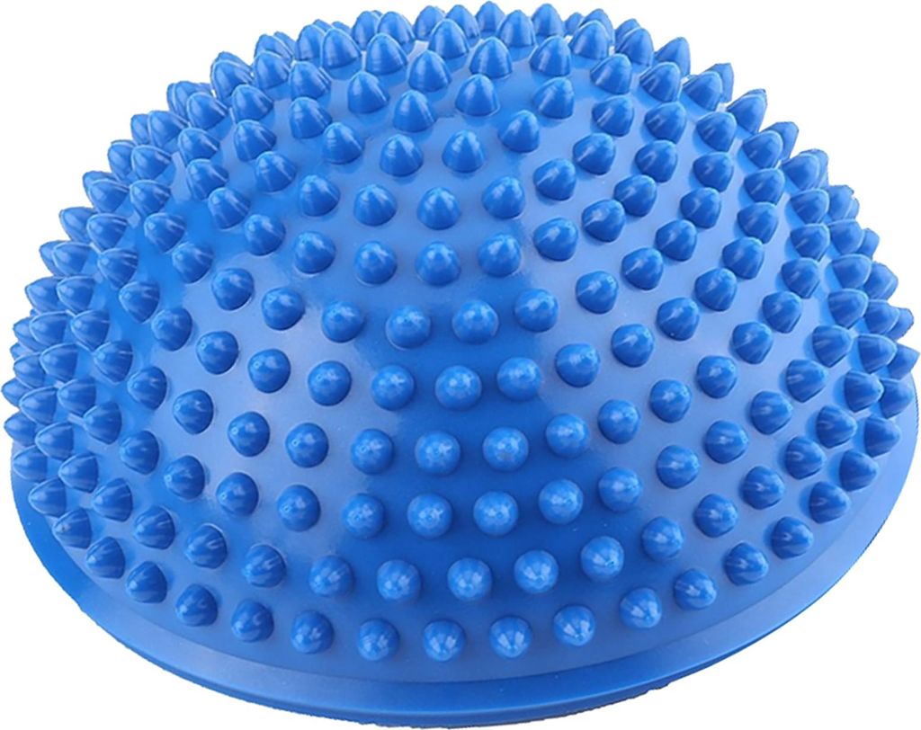 PVC aufblasbare halbe Yoga-Bälle Massagepunkt Fitball Übungen Trainer Fitness Balance Ball