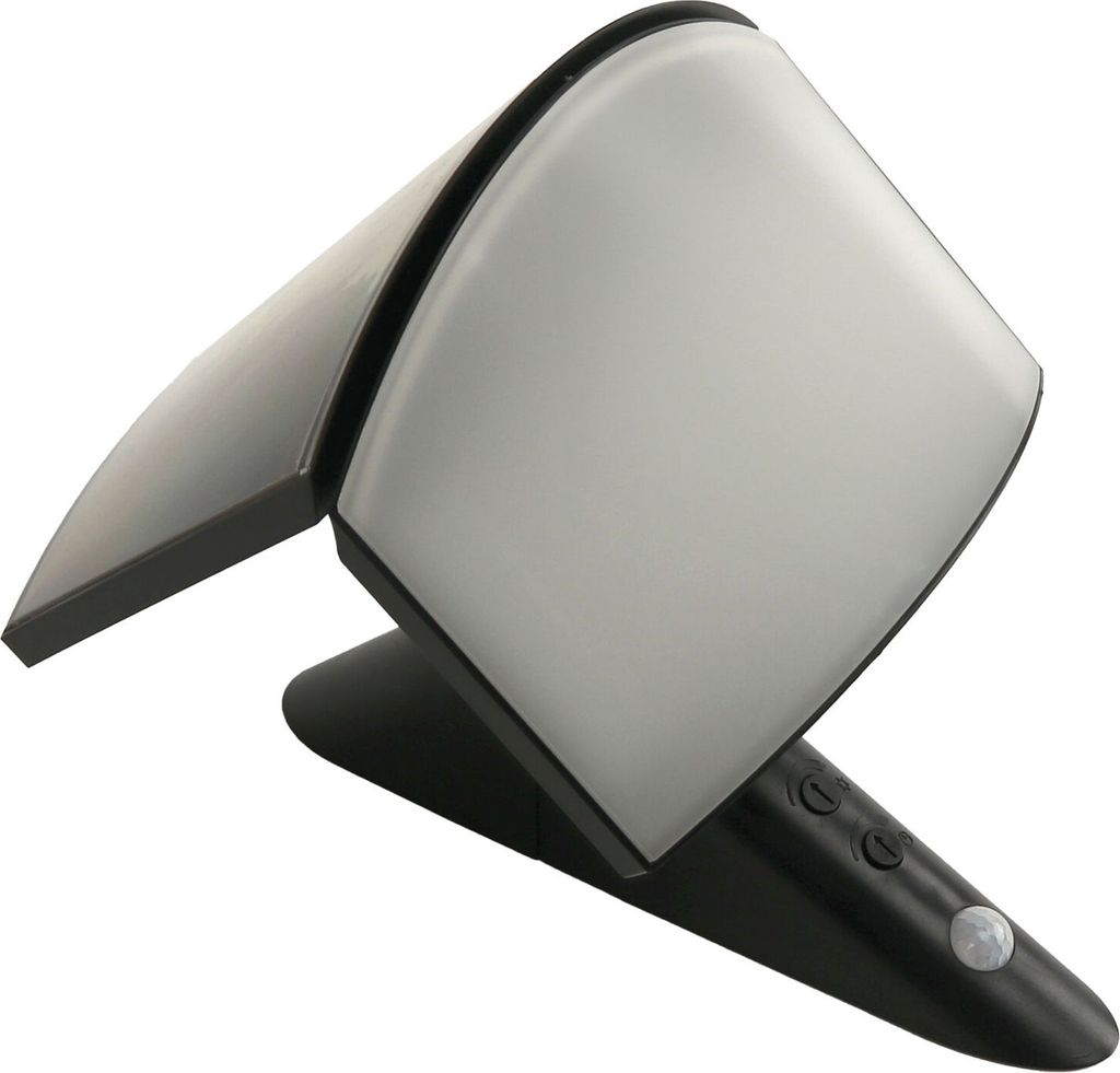 REV McSensor LED Solarleuchte 3W anthrazit