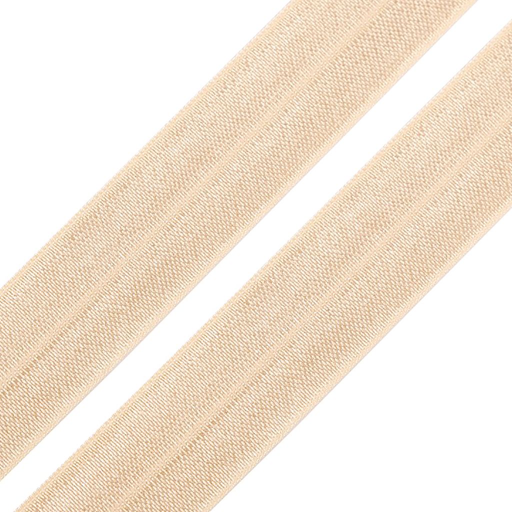 1m Einfassband 20mm hochelastisch 44% Elasthan gefalzt Meterware Faltgummi