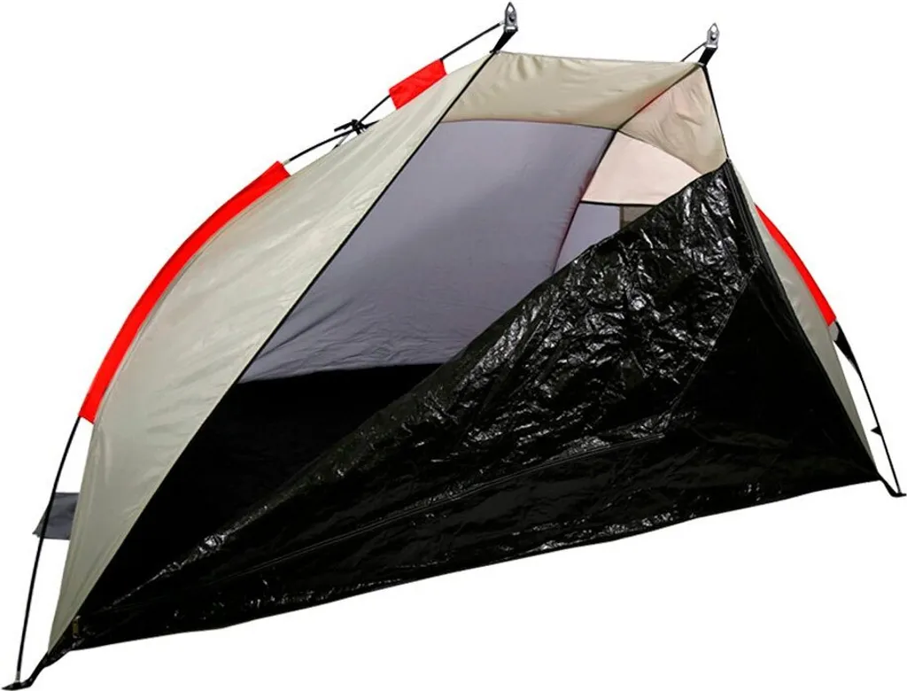 Abri de Plage et Pare-vent 200x100x90 cm - Tente de Protection Solaire
