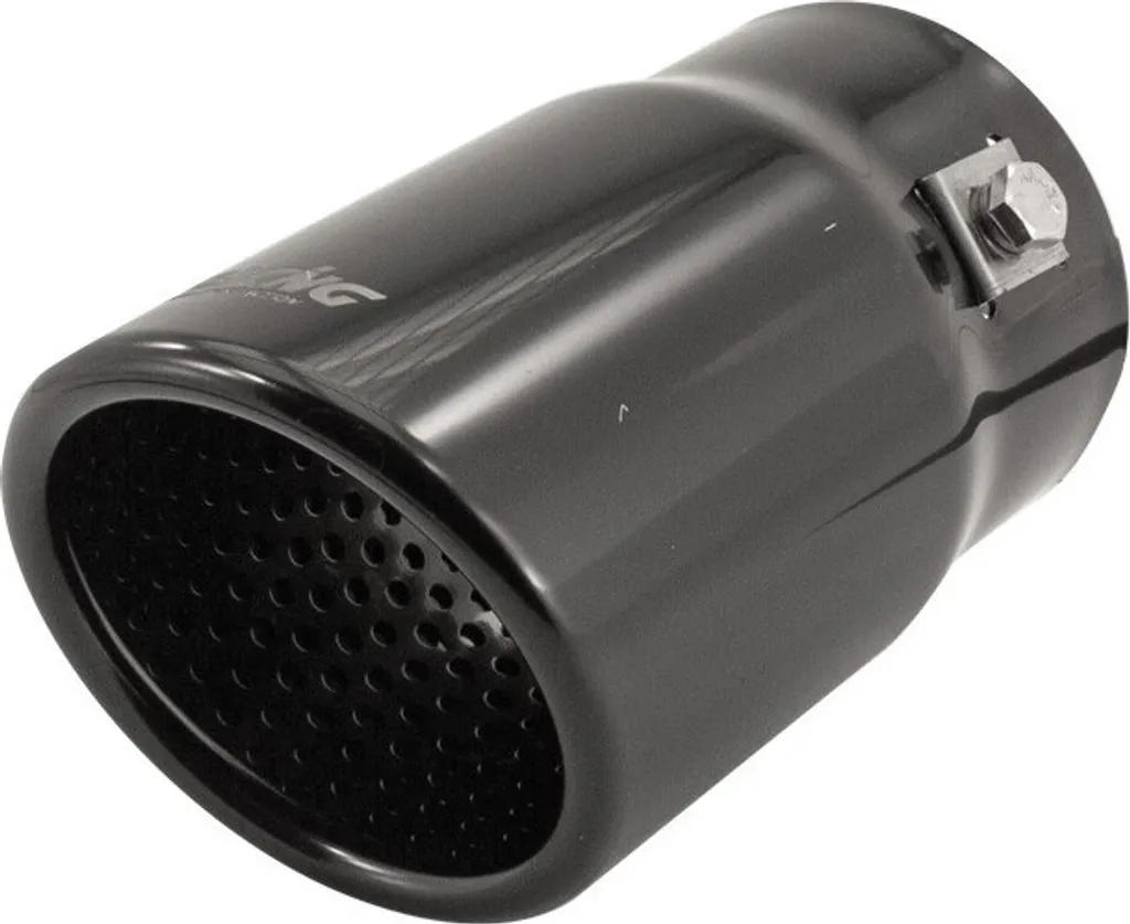 Simoni Racing TRX/21N Embout Échappement Ovale Noir Inox 76 80mm