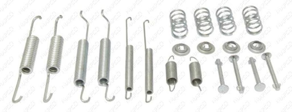 Zubehörsatz, Bremsbacken, AUDI 80 (B3), VW POLO 86C, 6N, GOLF II, PASSAT 32B,