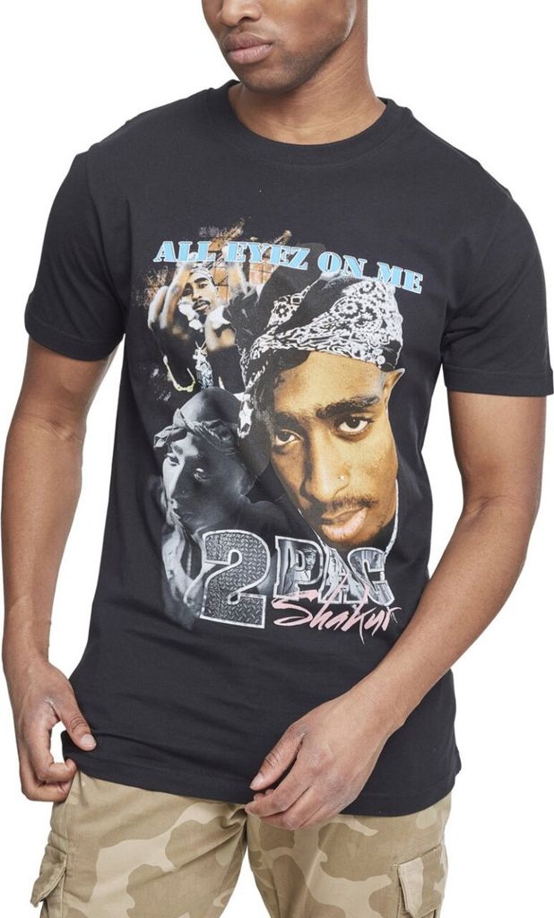 Mister Tee T-Shirt Tupac Retro Tee Black-XS