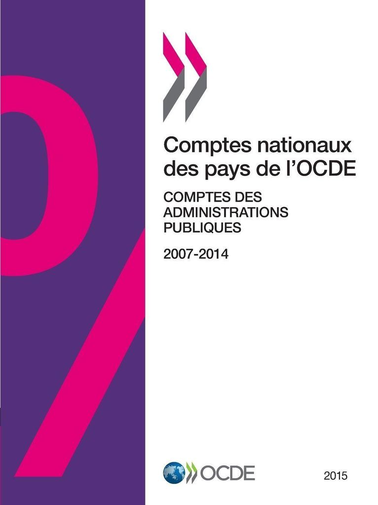 Comptes nationaux des pays de l'OCDE, Comptes des administrations publiques 2015
