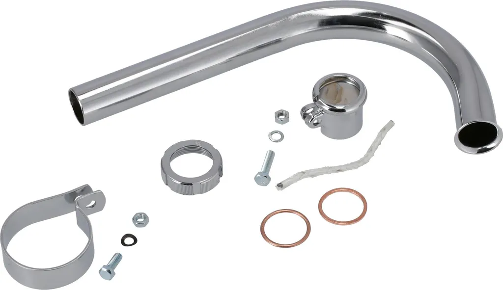 Pièce de rechange Simson KR50 : coude 260mm pour pot échappement
