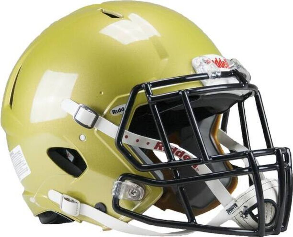 Riddell Victor-I Jugend American Football Helm | Farbe: Met. Gold Größe: S/M