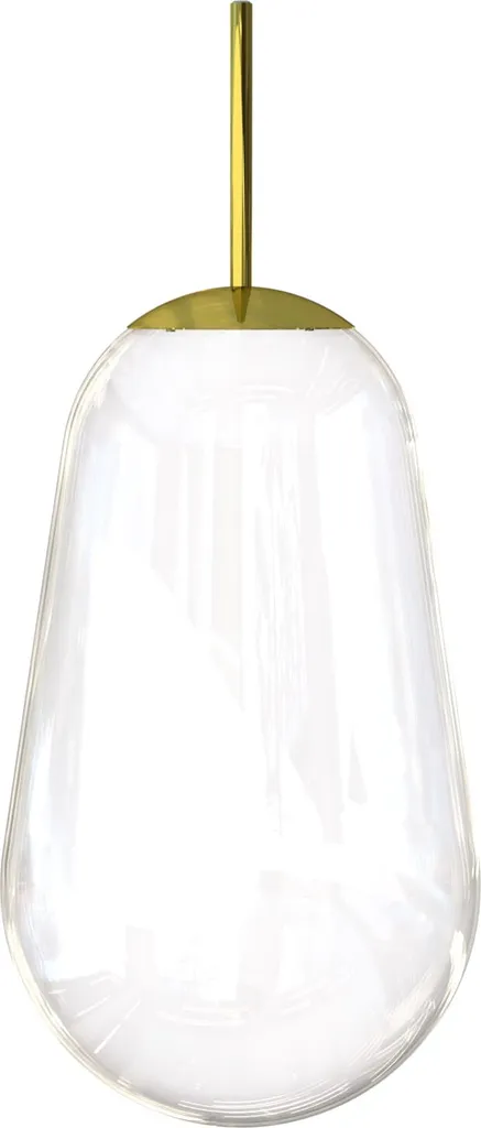 Abat-jour Verre Poire Transparent Nowodvorski PEAR M Finition Brillante