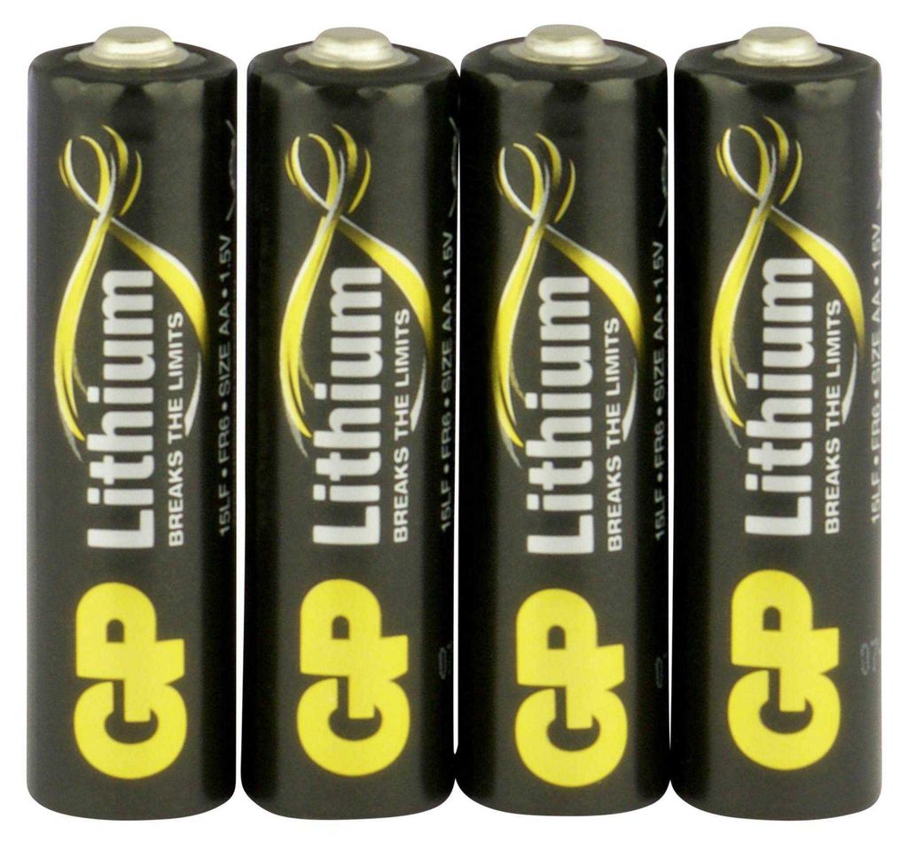 GP Primary Lithium 15LF - Pile 4 x type AA - Li-FeS2 Image du produit 