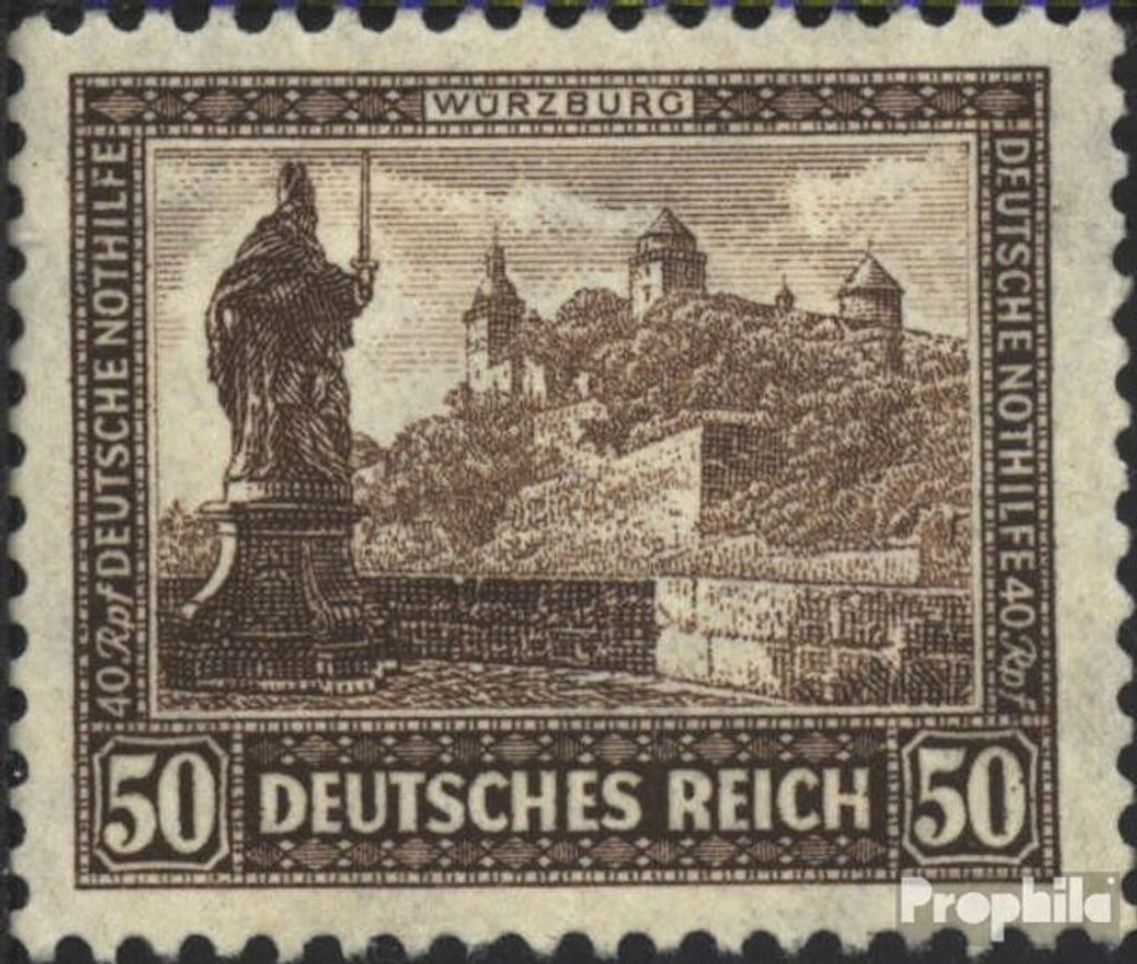 Briefmarken Deutsches Reich 1930 Mi 453 postfrisch Nothilfe:Bauwerke