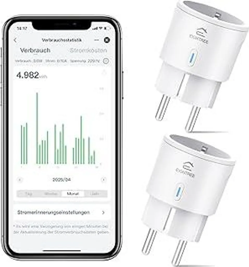 2 pezzi Presa Intelligente Wifi 10A Smart Plug alexa google timer remote control controllo vocale EU