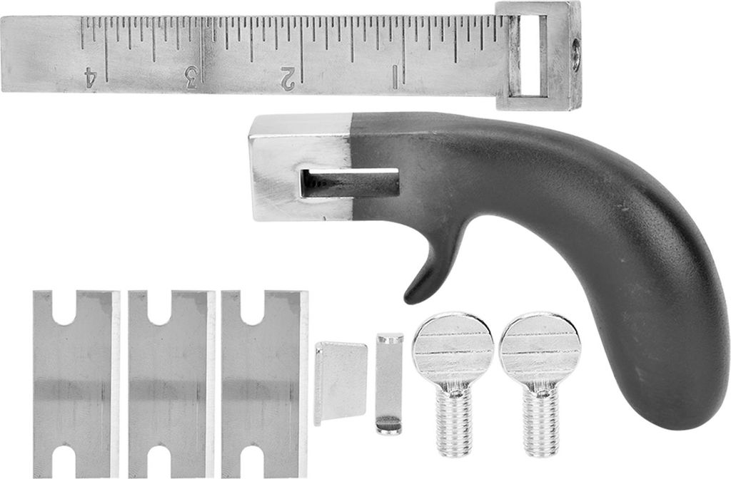 Lederbandschneider, Bastelzubehör Cutter Hand Aluminiumgriff für DIY