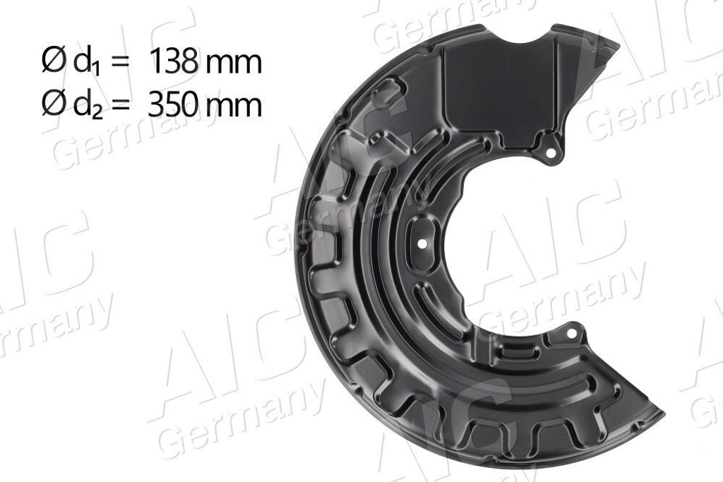 AIC Spritzblech Bremsscheibe für VW GOLF VI (5K1) Vorne Links 57839 Ankerblech