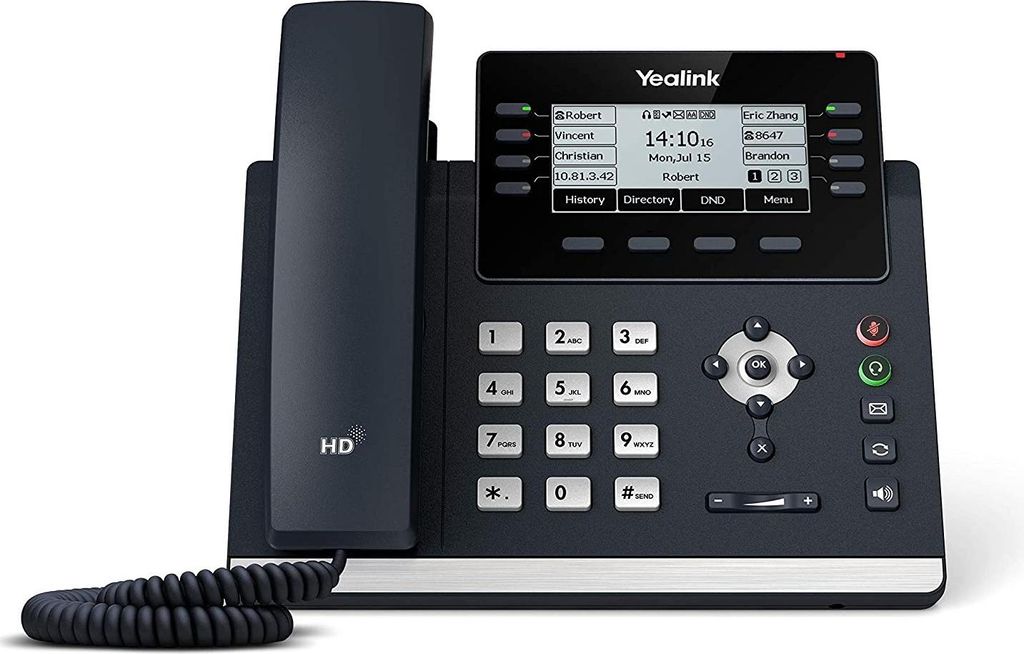 IP-Telefon Grau LCD WLAN