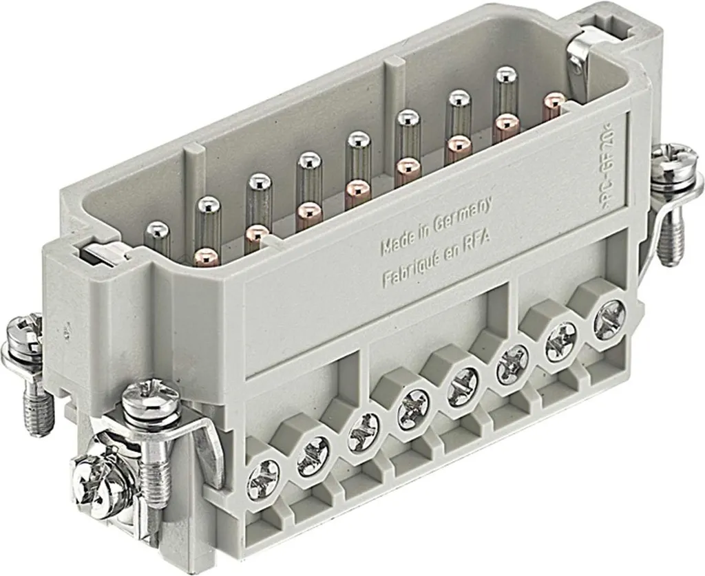 Connecteur Han 16A 16 Broches pour Câblage Électrique de Machines de Production