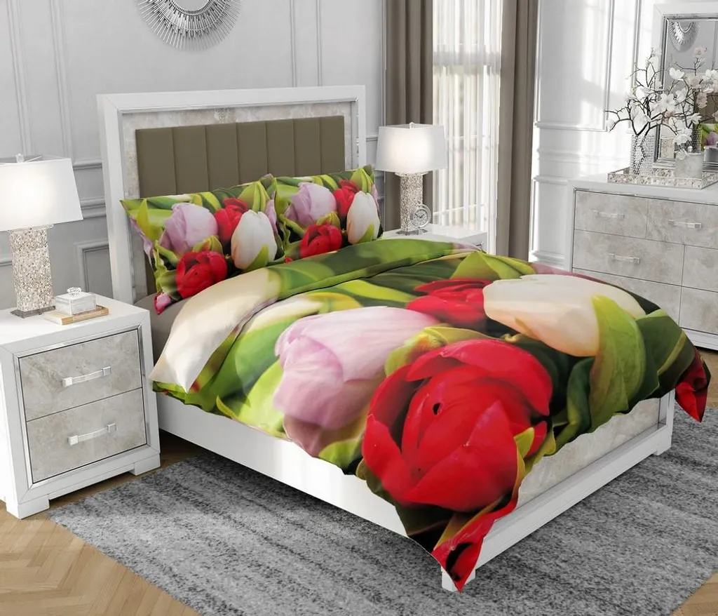 Set Copripiumino 200x220 SOVIO in Cotone - Praticità con Zip