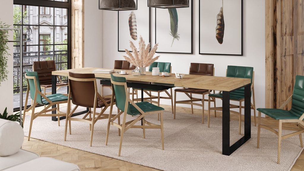 Design Esstisch Avari Tisch XXL ausziehbar 120 bis 270 cm
